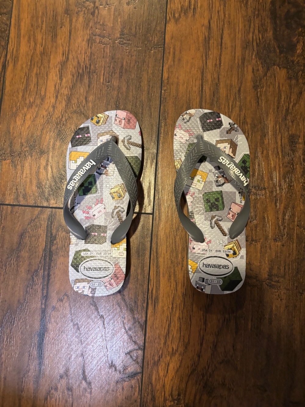 Havaianas Kids Minecraft flip flops